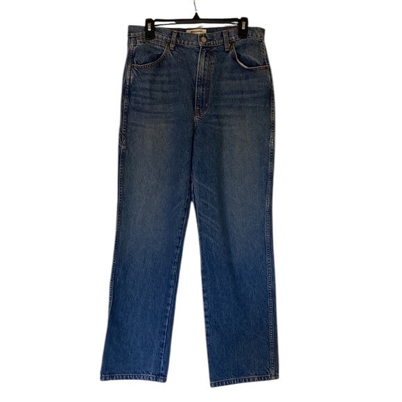 Reformation Star Pocket Ankle Jeans Size 31 Ultra High Rise Straight Iskar Wash - Picture 3 of 15